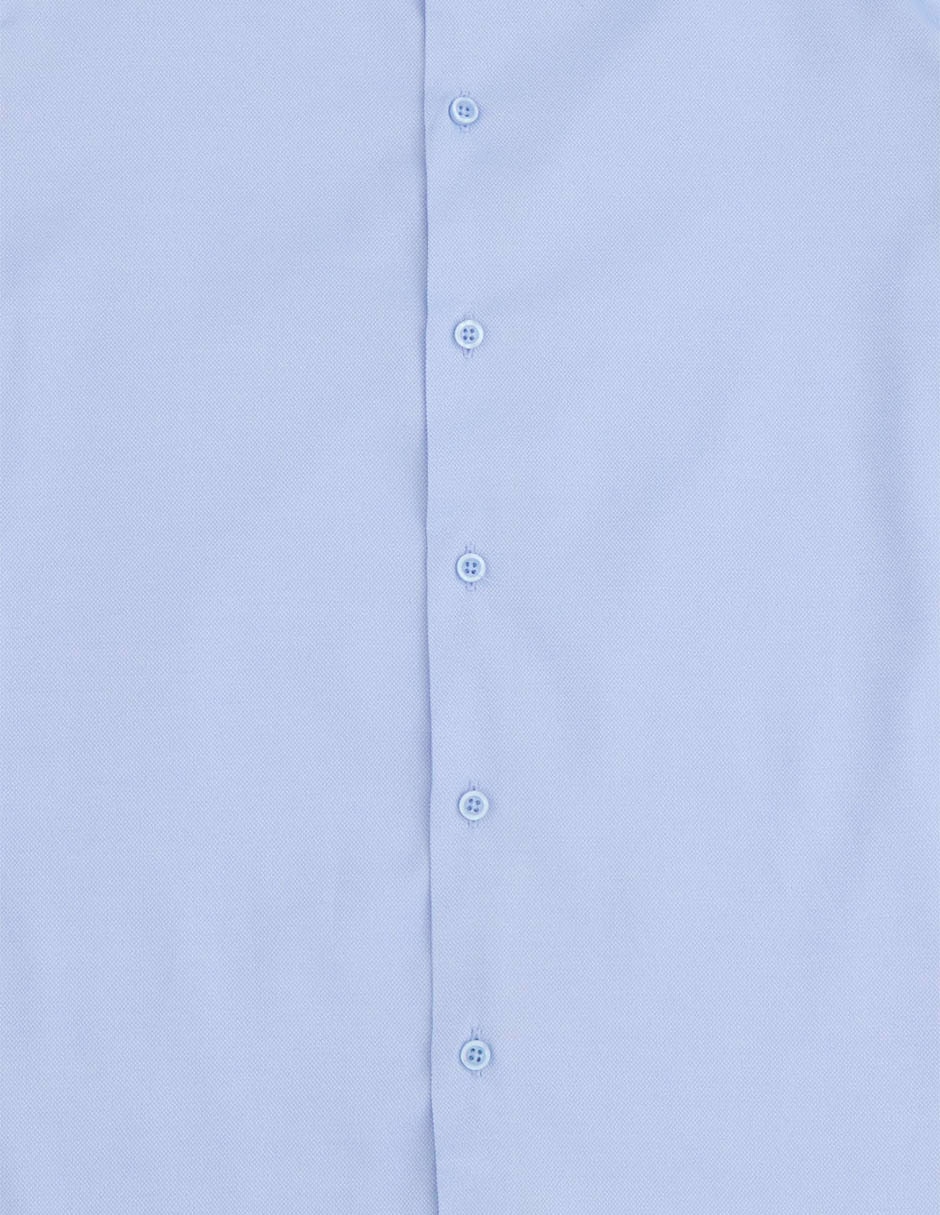Camisa business casual manga larga para hombre 5
