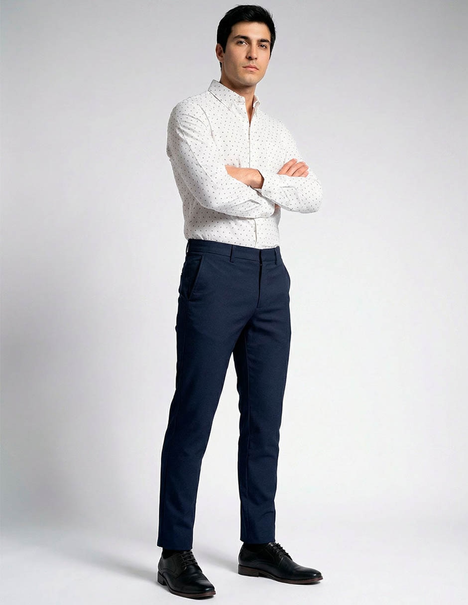 Pantalón de vestir slim para hombre 3