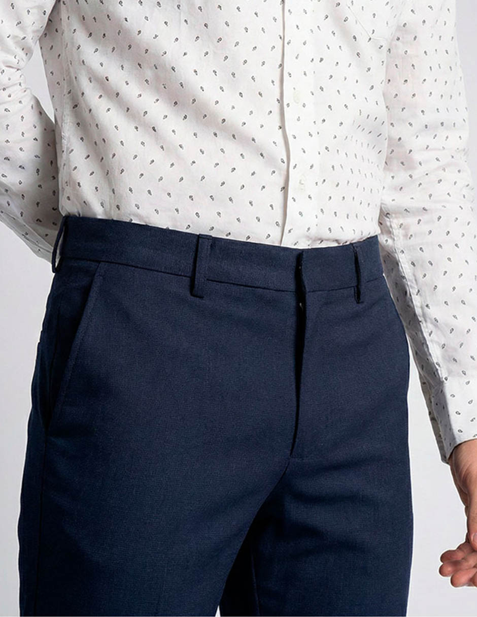 Pantalón de vestir slim para hombre 4