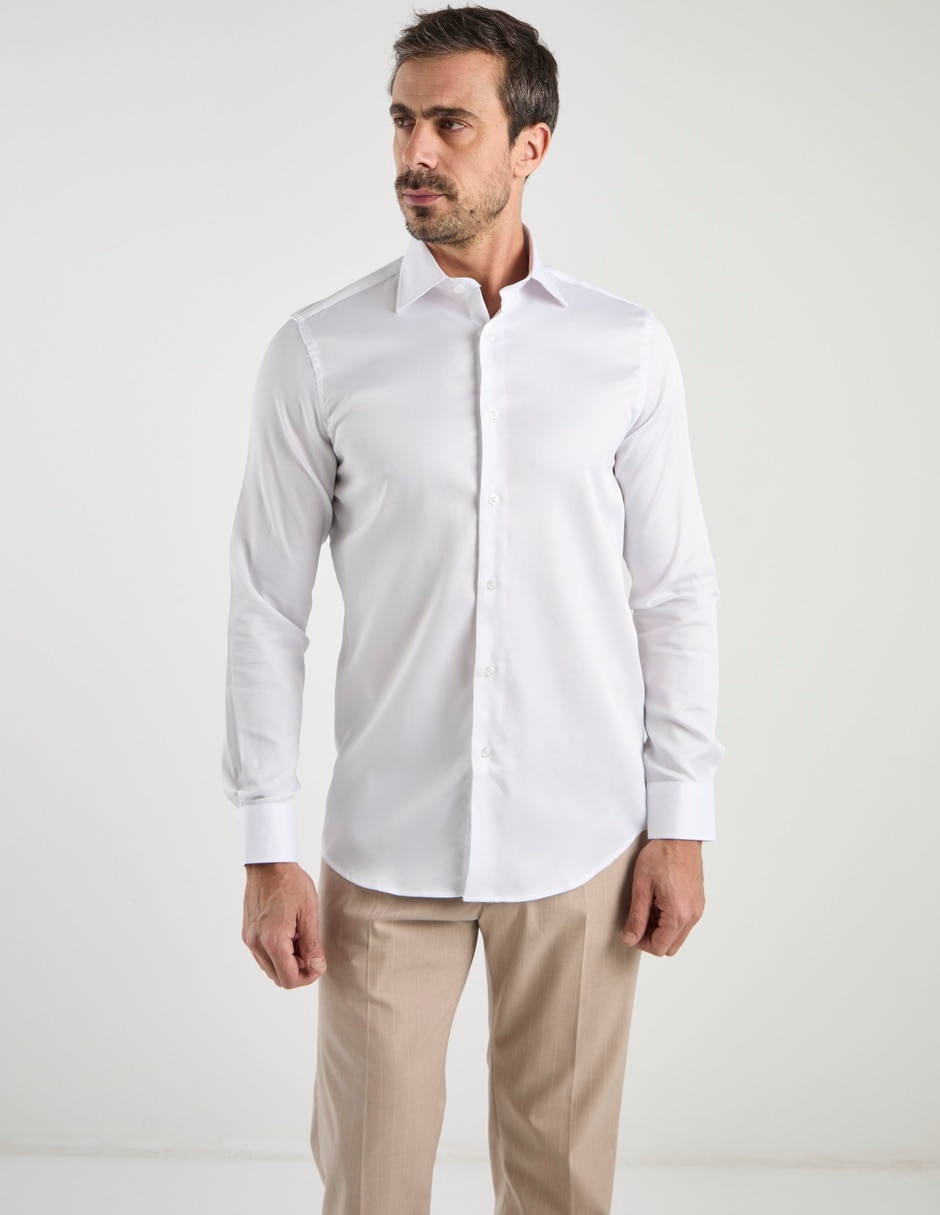 Camisa de vestir manga larga para hombre
