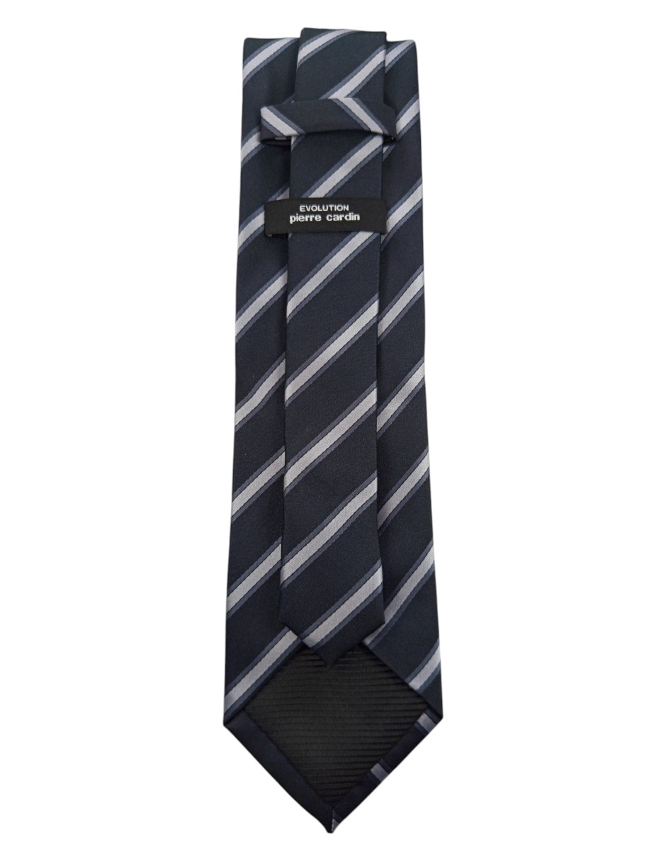 Corbata regular estampado a rayas para hombre 2