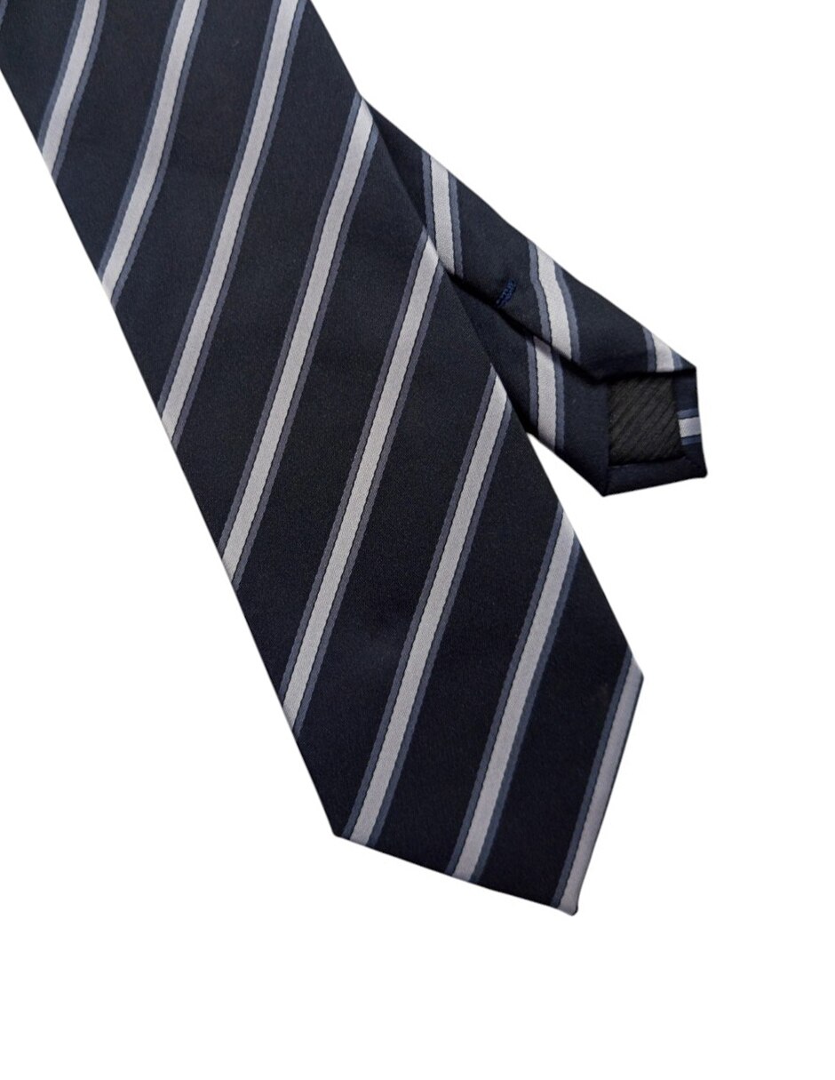 Corbata regular estampado a rayas para hombre 3